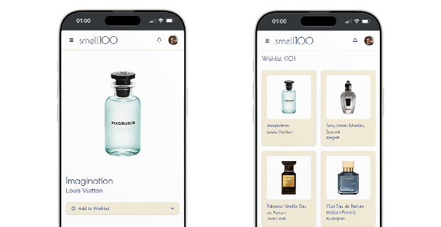 Smart wishlist for perfumes you want to try