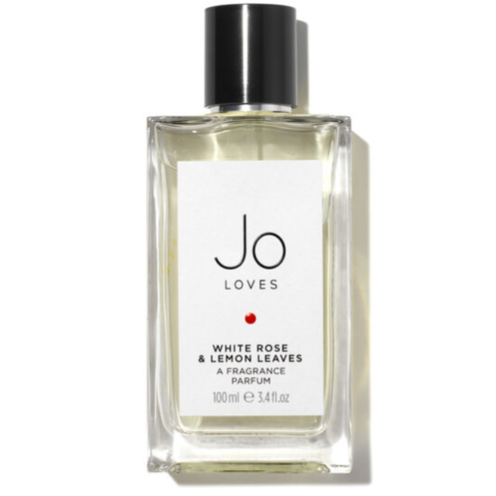 White Rose & Lemon Leaves